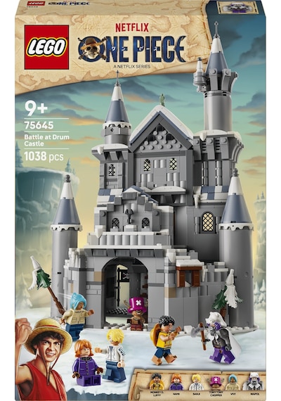 LEGO® ONE PIECE Drum Kalesi Savaşı 75645 - 9 Yaş ve Üzeri Çocuklar için Minifigür İçeren Yaratıcı Oyuncak Yapım Seti (1038 Parça)