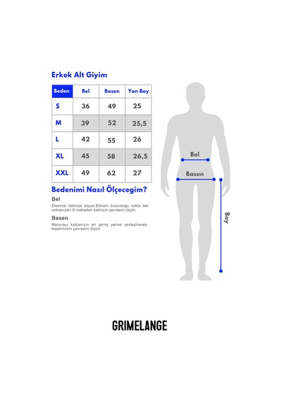Grımelange HUJSEN Erkek Beli Lastikli Cepli Relaxed Fit Siyah Şort