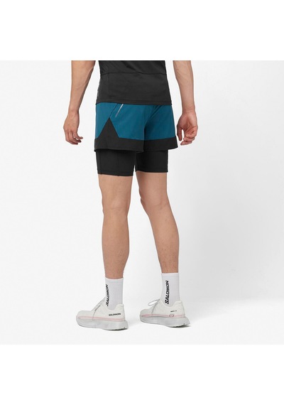 Salomon Cross 2ın1 Shorts M Çok Renkli