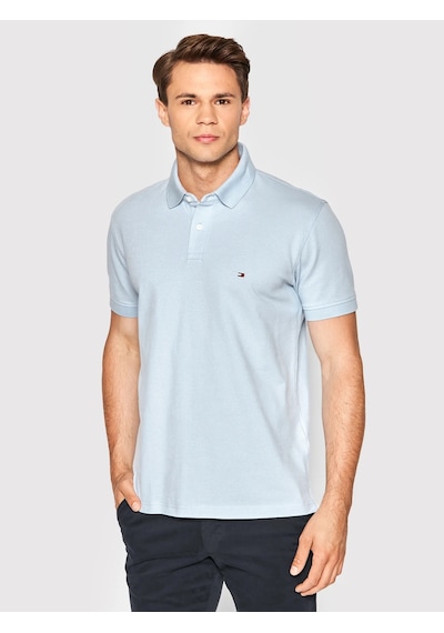 Tommy Hilfiger Tommy Hılfıger Erkek T-shırt Mw0mw17770-c1o Mavi