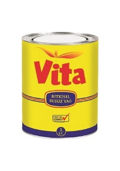 Vita Bitkisel Susuz Margarin Teneke 2 x 1 L