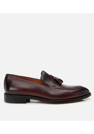 Hotiç Erkek Deri Kahverengi Püskül Detaylı Klasik Loafer 02ayh305270a480 Kahve-brown Kahverengi