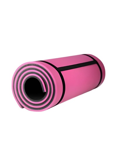 10mm Yoga Matı Pembe Çok Renkli