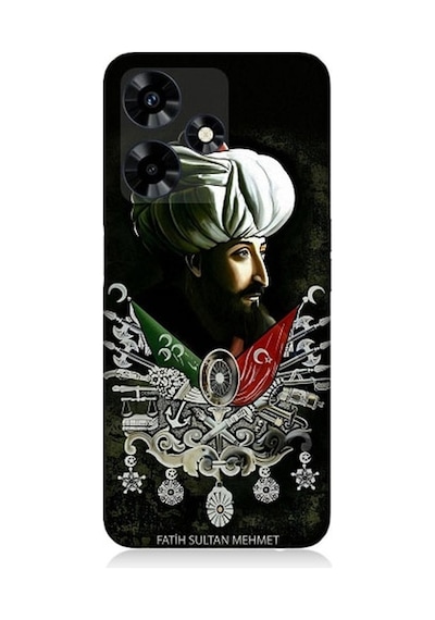 İnfinix Hot 30 Uyumlu Fatih Sultan Mehmet Han Desenli Silikon Kılıf