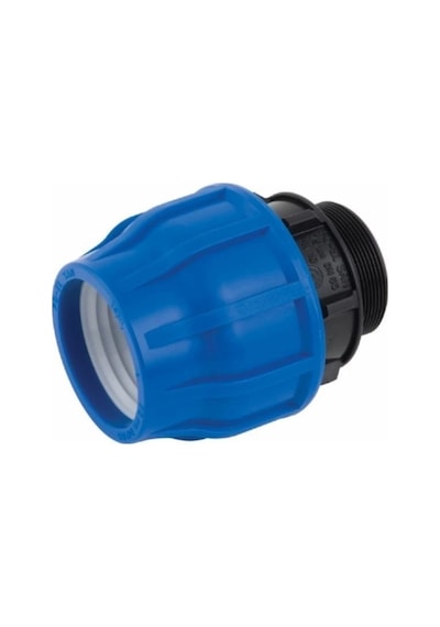 Mey İthalat Poelsan Mavi 63x2 Erkek Adaptör