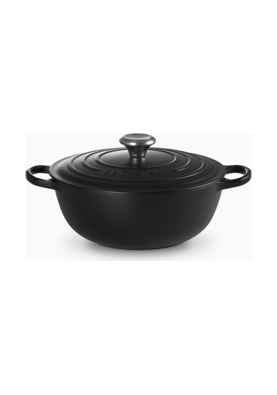 Le Creuset La Marmite Fransız Lüksü Döküm Tencere Mat Siyah 26 Cm