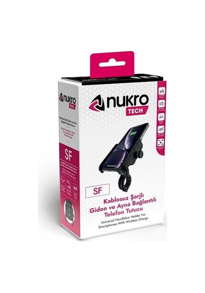 Nukrotech Sf Telefon Tutucu Wıreless Kablosuz Şarjlı Diğer