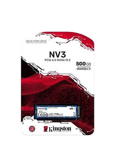 Kingston 500gb Nv3 Pcıe 4.0 Nvme M.2 2280 Ssd Disk Snv3s-500g Ssd Disk