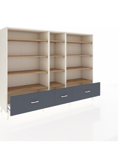 Hyperion Dolap 12 Raflı 3 Çekmeceli 220x44x163 Aytaşı-çam/antras Aytaşı-çam/antrasit Hyperion Dolap 12 Raflı 3 Çekmeceli 220x44x163 Aytaşı-çam/antras Aytaşı-çam/antrasit