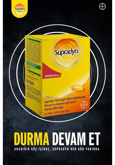 Orzax 30 Film Kaplı Tablet | Koenzim Q10, Multivitamin Ve Mineral Içeren Takviye Edici Gıda