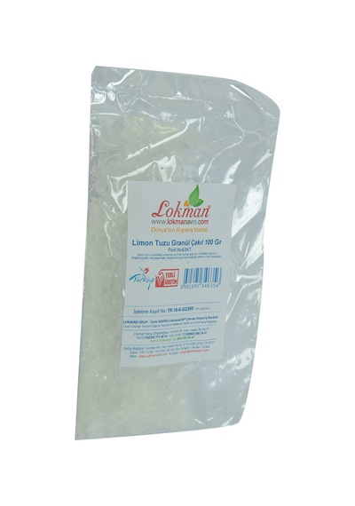 Lokman Avm Limon Tuzu Granül Çakıl 100 G