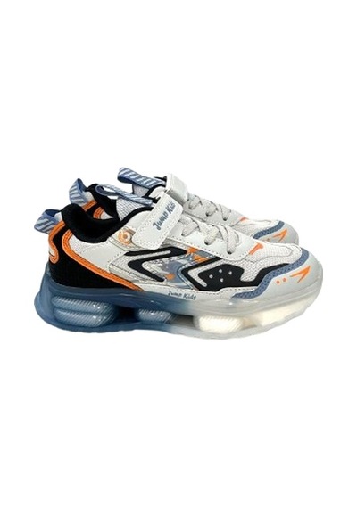 Jump 31053 Şeffaf Taban Cırtlı Çocuk Spor Ayakkabı Gri Gri