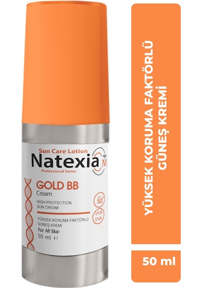 Natexia Gold Bb Renkli Güneş Kremi Spf50+ 50 Ml