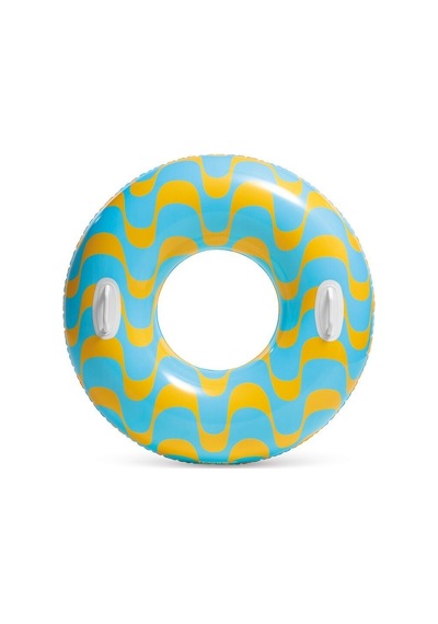 59256 Tutamaçlı Girdap Halkaları Desenli Simit 91 Cm