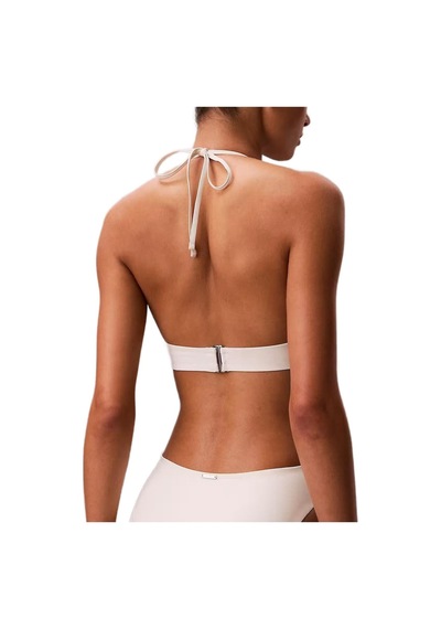 Calvin Klein Kadın Beyaz Derin V Yaka Mayo Lv00q61126-15837