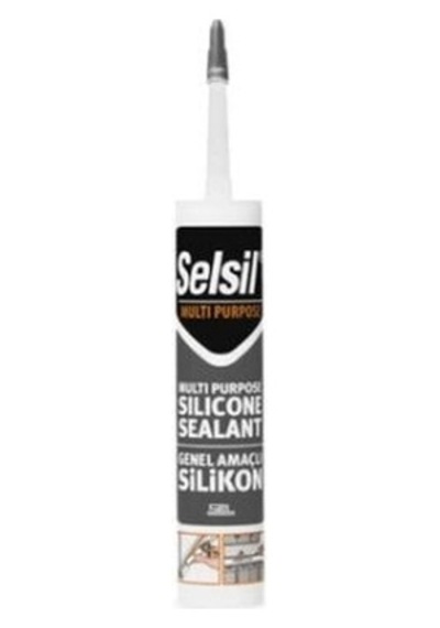 Bay Siyah Universal Silikon - 280 Gr - Dolgu Silikonu Najmaddin