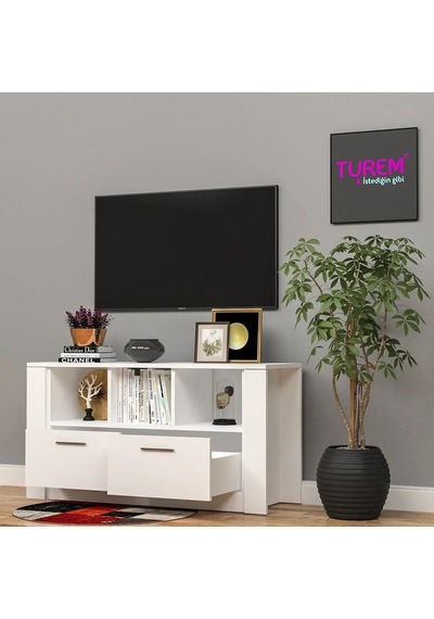 Rock Tv Ünitesi Mdf Beyaz Rock Tv Ünitesi Mdf Beyaz