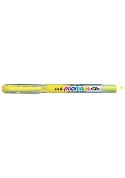 Uni-ball Fosforlu Kalem Promark Eye Cep Tipi Sarı Usp-105 Çok Renkli