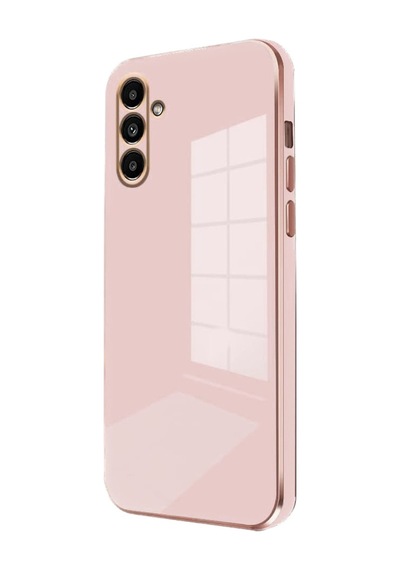 Samsung Uyumlu Galaxy M15 Uyumlu Kılıf Volet Silikon - Pembe