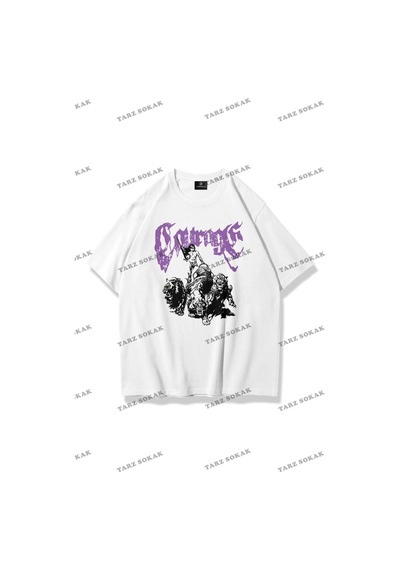 Startmore Unisex Courage Tshirt Beyaz