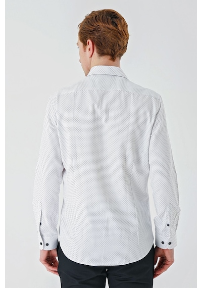 İmza Siyah Uzun Kollu Desenli Armürlü Cepsiz Pamuklu Klasik Slim Fit Dar Kesim Gömlek 1004240189-siyah Siyah İmza Siyah Uzun Kollu Desenli Armürlü Cepsiz Pamuklu Klasik Slim Fit Dar Kesim Gömlek 1004240189-siyah Siyah