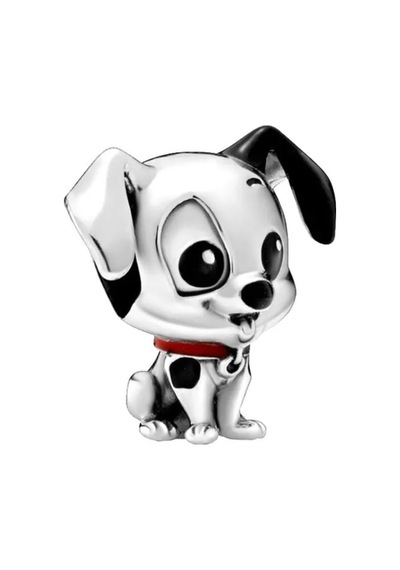 Dalmaçyalı Köpek Charm Patch Gümüş Kaplama