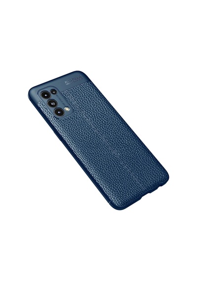 Oppo Reno 5 Kılıf Auto Focus Kapak - Lacivert Düz Renkli