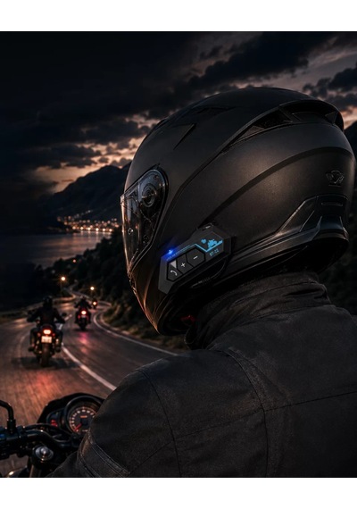 Şarjlı Bluetooth Kask Kulaklığı Navigasyon Ve Müzik Destekli Mh-hs8381-6391