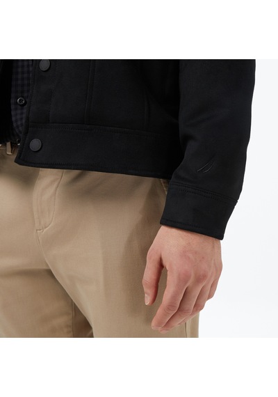 Nautıca Nautica Erkek Siyah Regular Fit Süet Ceketdüzj65016t