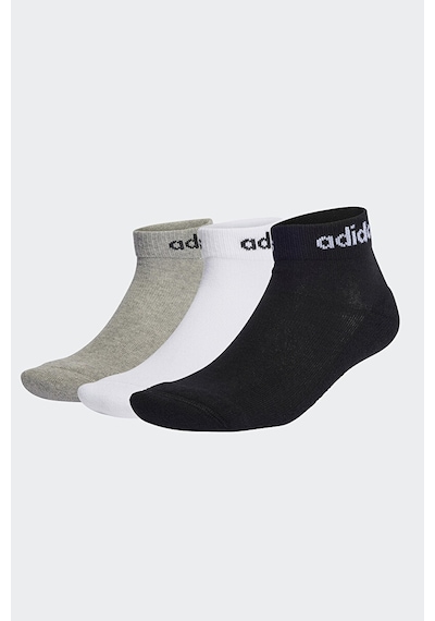 Adidas Linear Ankle Socks Cushioned Çorap - 3 Çift Çorap Ic1304 001