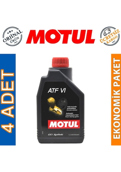 Motul Atf VI Tam Sentetik Otomatik Şanzıman Yağı 4 x 1 L