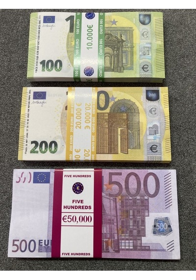 Aykar Yeni 300 Adet Euro 100 - 200 - 500 Euro Geçersiz Para Eğlence ...