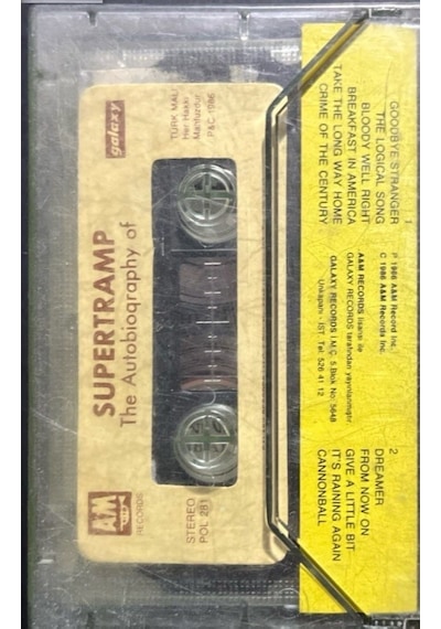 Plak Değildir Kaset Tir Supertramp The Autobiography Of Supertr