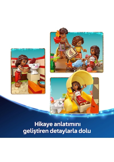 LEGO® ǀ Disney Moana’nın Macera Kanosu 43270 - 6 Yaş ve Üzeri Çocuklar için Yaratıcı Oyuncak Yapım Seti (529 Parça)