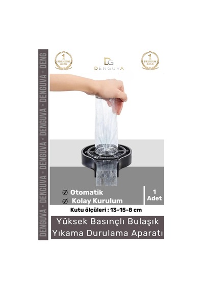 Yıkamaaparatı Bardak Temizleme Lavabo İçi Hızlı Cam Durulayıcı Otomatik Bulaşık Yıkama Durulama Apa Çok Renkli