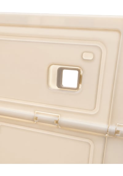 Walke Campbox Katlanabilir Kamp Masası Ve Saklama Kutusu 50x38 Cm Ahşap Kapaklı Bej