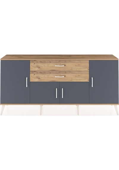 Arges Konsol 3 Raflı 2 Çekmeceli 4 Kapaklı 176x30x83 Çam-antrasit/çam Antrasit/çam Arges Konsol 3 Raflı 2 Çekmeceli 4 Kapaklı 176x30x83 Çam-antrasit/çam Antrasit/çam