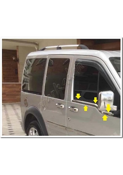 Db Chrome Ford Connect Cam Çıtası Nikelajı 2002-2014 2 Parça P.çe