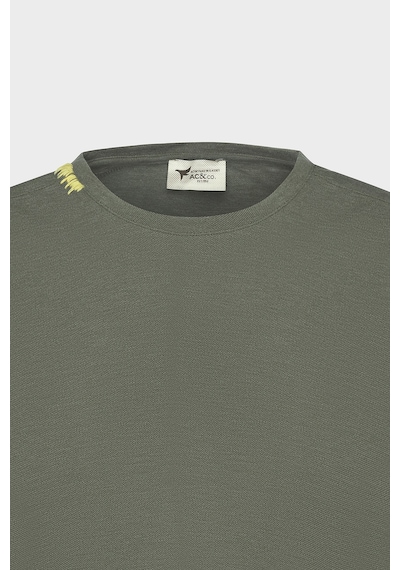 AC&Co / Altınyıldız Classics Erkek Hakı Slim Fit Dar Kesim Bisiklet Yaka Pamuklu Tişört Hakı AC&Co / Altınyıldız Classics Erkek Hakı Slim Fit Dar Kesim Bisiklet Yaka Pamuklu Tişört Hakı