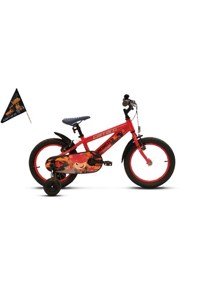 Carraro Monster 16 Alüminyum Kadro 16 J Çocuk Bisikleti Kırmızı