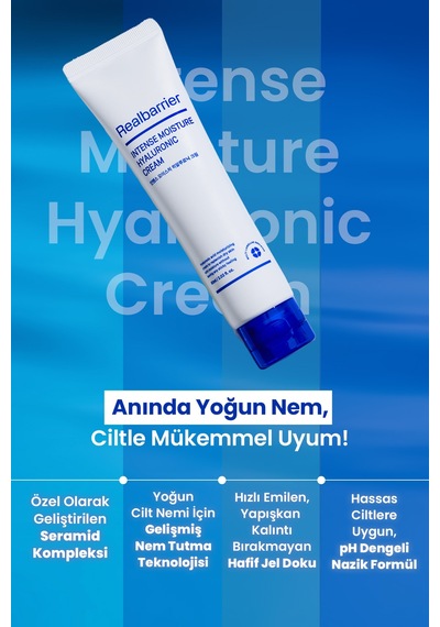 Bariyer Destekleyen Yoğun Nemlendirici Krem Realbarrıer Intense Moisture Hyaluronic Cream