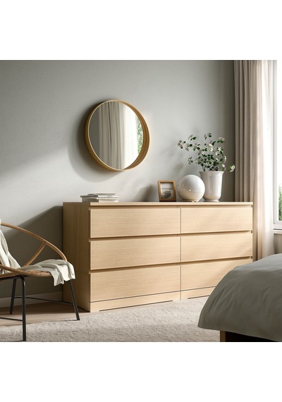Ikea Stockholm Yuvarlak Ayna 60 Cm Naturel