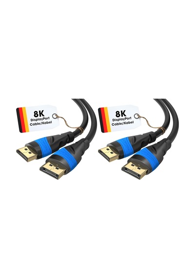 Kabeldirekt 8k Displayport Kablo 2,9m