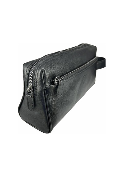 Çanta Yurdu Hakiki Deri Ca250 Dopp Kit El Çantası Siyah Siyah