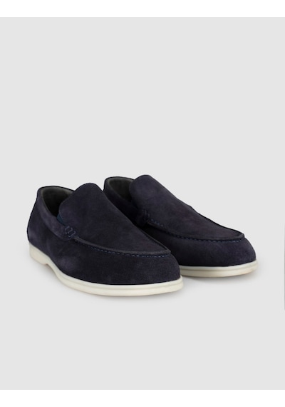 Cabani Erkek Süet Lacivert Loafer