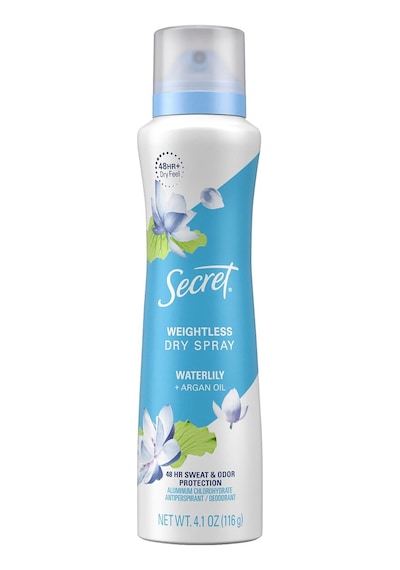 Secret Waterlily Antiperspirant Kuru Sprey Deodorant 116gr