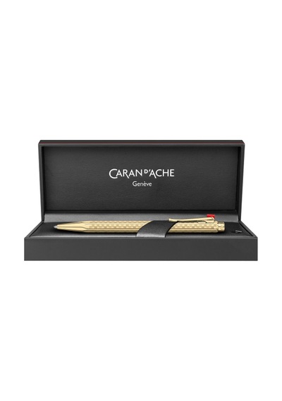 Caran D'ache Ecridor Tükenmez Kalem Damier Gold 898-568 Sarı