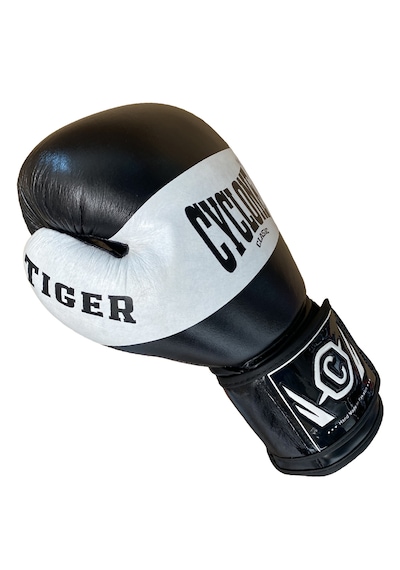 Cyclone Tiger Orijinal Deri Boks Ve Kick Boks Eldiveni Siyah