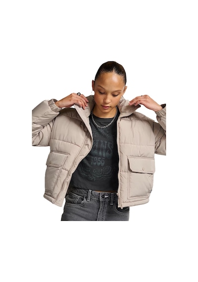 Vans Mte Aubrey Primaloft Puffer Kadın Yavruağzı Mont - Vn000hjv Yavruğzı