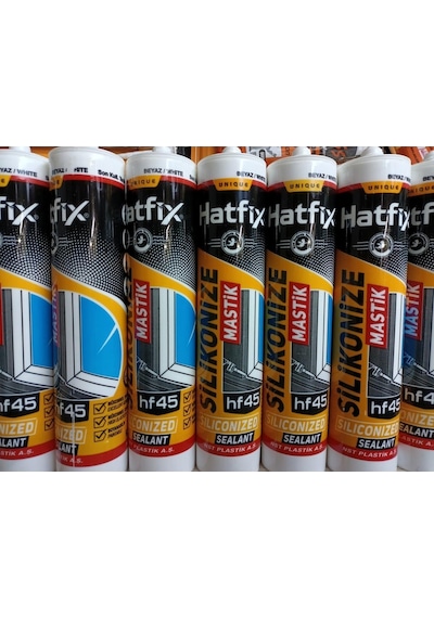 Hatfix Silikon Mastik Beyaz 450gr 10 Adet